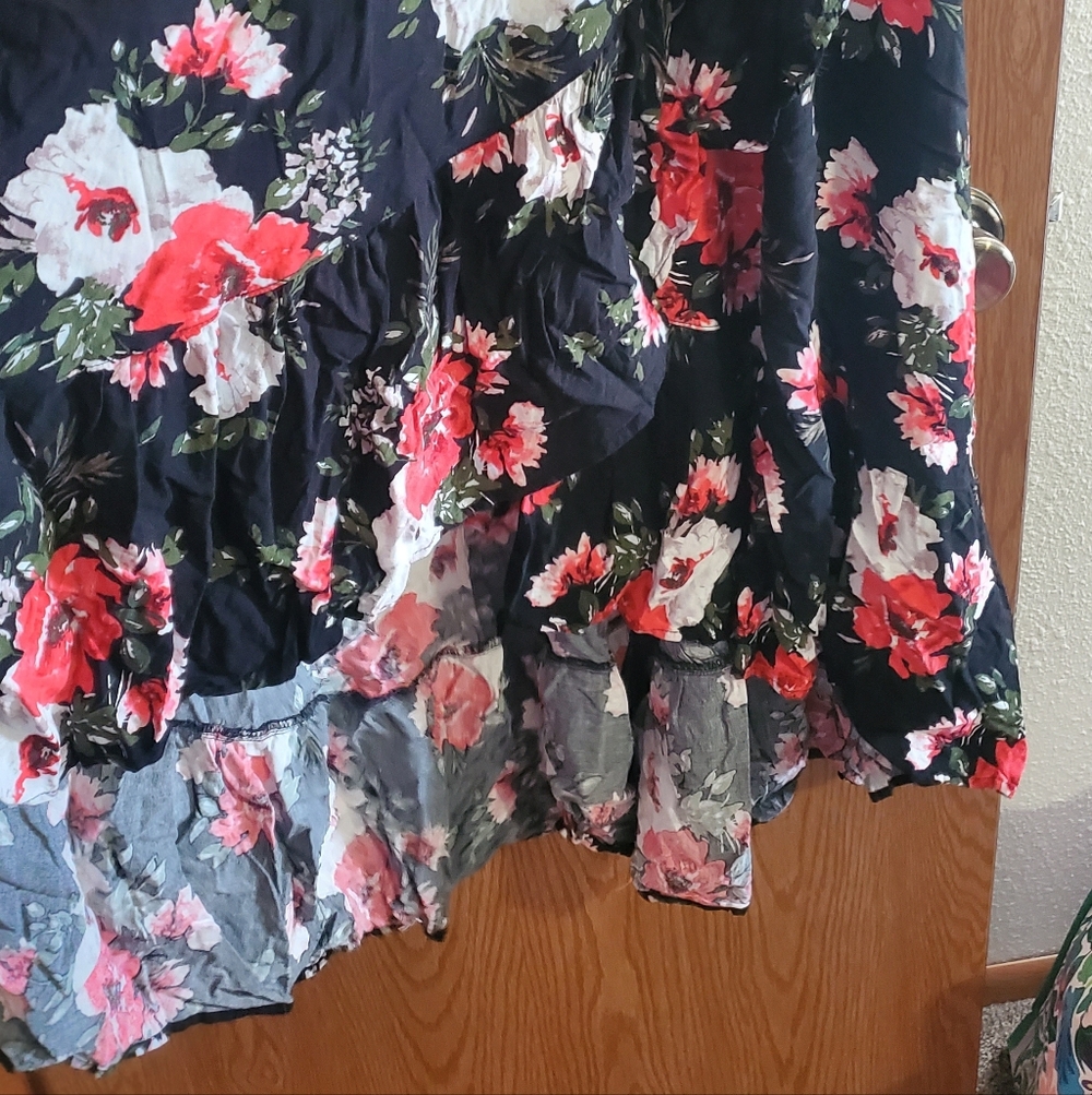 Torrid Floral Off-Shoulder Dress - Picture 3 of 5